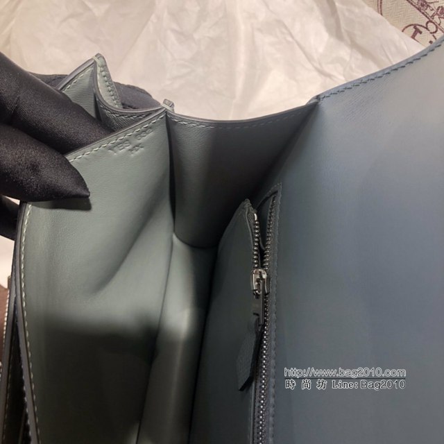 Hermes空姐包 愛馬仕Constance方胖子半手工 Epsom掌紋小牛進口皮 Hermes單肩斜挎包  tdh2103